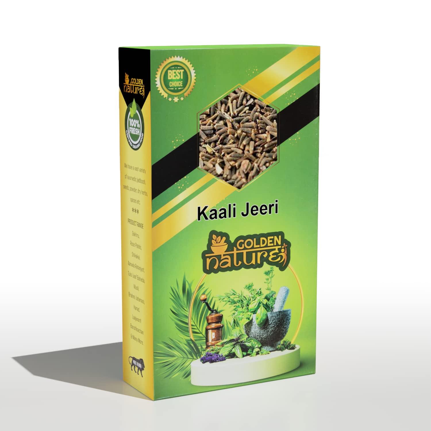GOLDEN NATURE GOLDEN NATURE Kali Jeeri - Kali Jiri - Kadva Jeera - Black Cumin Seeds (200 Gm)