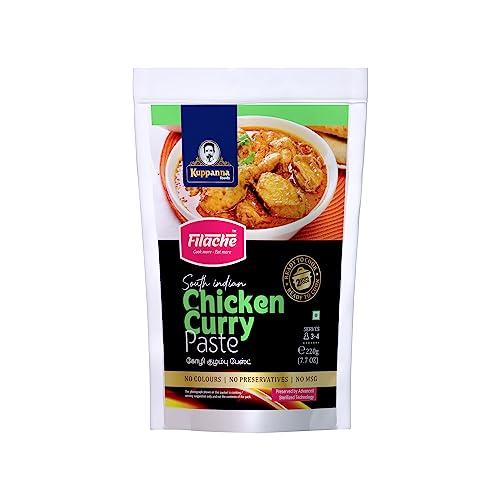 Filache Kuppanna foods Filache Chicken Curry Paste 220gm for 500g Chicken