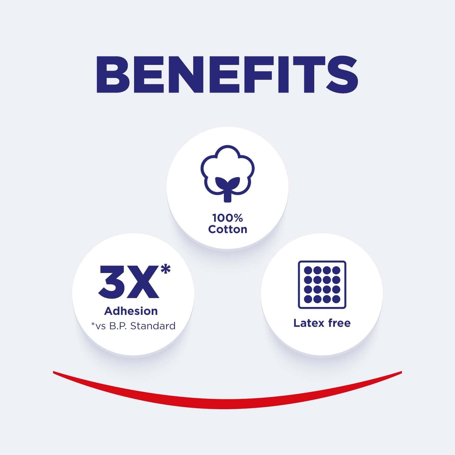 Hansaplast Hansaplast Fixation Tape (1.25cm, 2.5cm, 5cm, 7.5cm), Spot & Patch Plaster | Small and round bandages for cuts and wounds