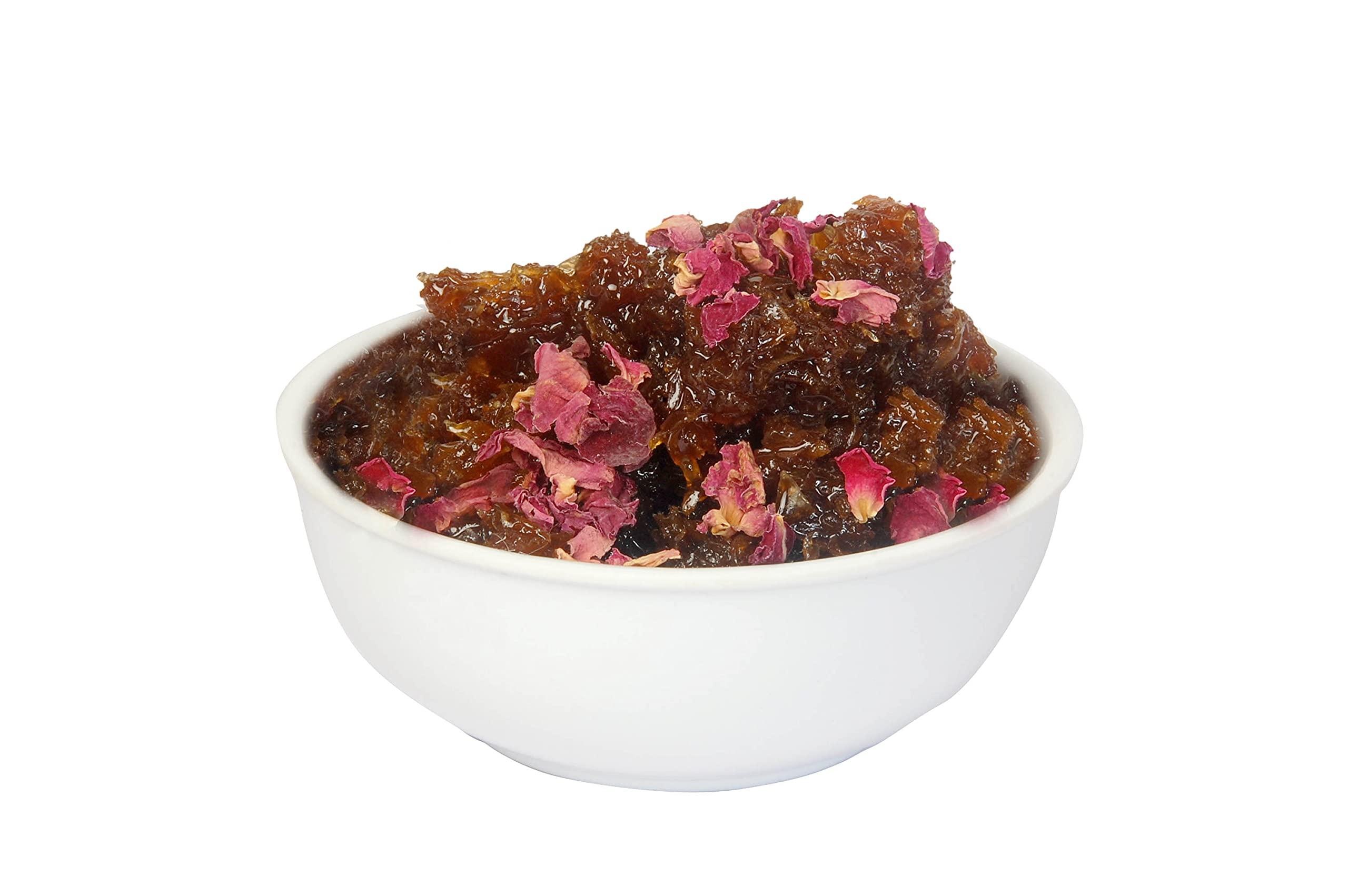 SEEDSY SEEDSY Natural Gulkand 200gms and Dryfruit Gulkand 200gms Sundried Made with Pink Rose Petals, Mishri - Rock Sugar, Almond, Cashew, Pistachios, Cardamon - Elaichi, Saffron / Kesar  400gms