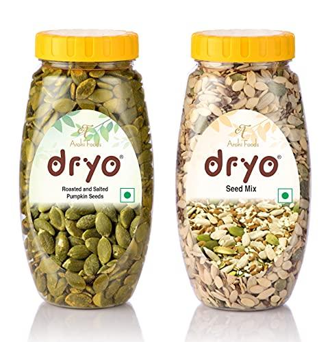 dryo Dryo Combo of Salted Pumpkin Seeds 230g & Seed Mix 250g