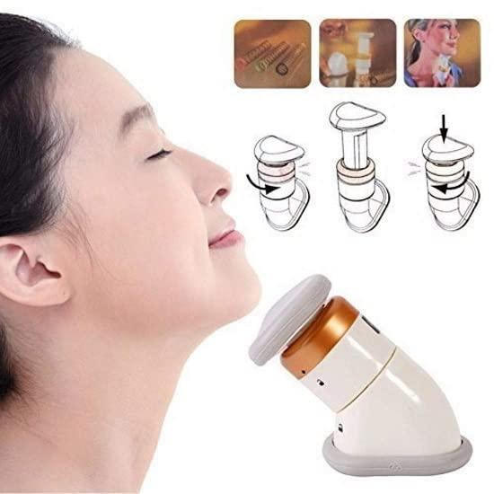 R Dabhi R Dabhi Neck Line Slimmer Double Chin Remover Reducer, Face Lift Neck Massager, Neck Genie Elite Neck line Slim Facial Flex Fitness Jaw line Exerciser Shaper Equipment Toning System for Men Women