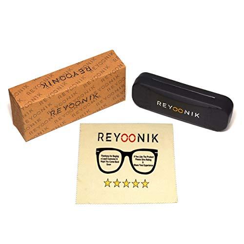 REYOONIK REYOONIK Blue Ray Block Computer Glasses with Anti Glare Coating in Full Rim Aviator Shape Sytlish Frame For Man & Woman(RBC16009GOLD)