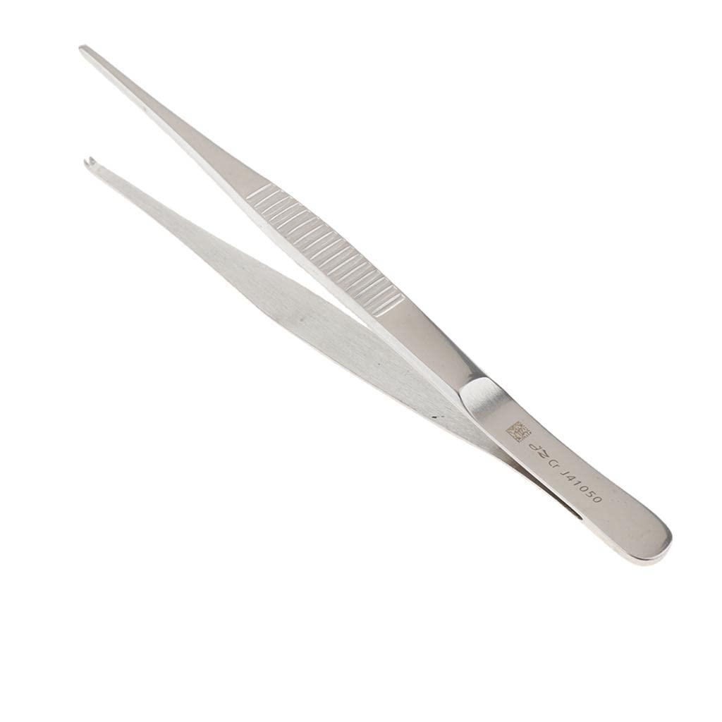 CALANDIS CALANDIS Long Stainless Steel Straight Tweezers For Detailed Work 14Cm Length B