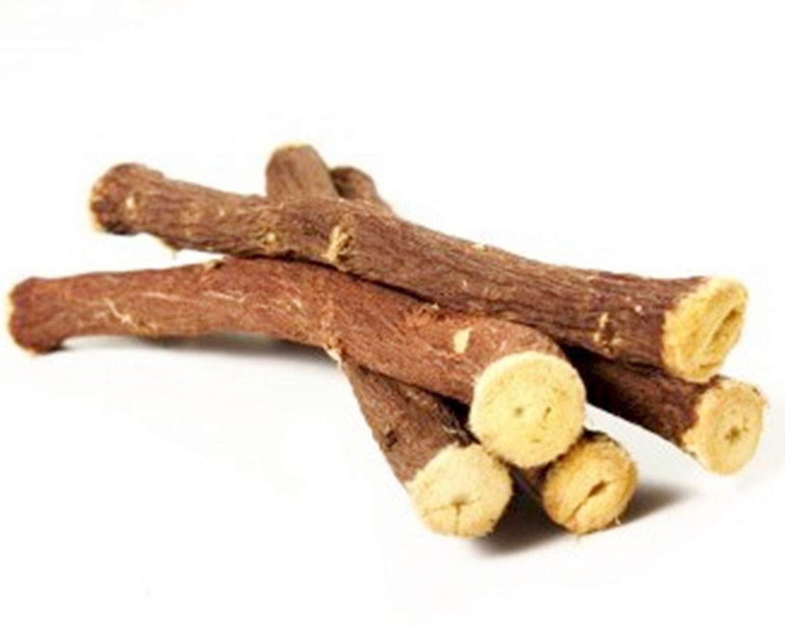 Divesh Store Divesh Store® Mulethi - 200Grm - Multhi - Glycyrrhiza Glabra - Yashtimadhu - Mulethi Sticks - Licorice Roots - Mulathi - mulethy