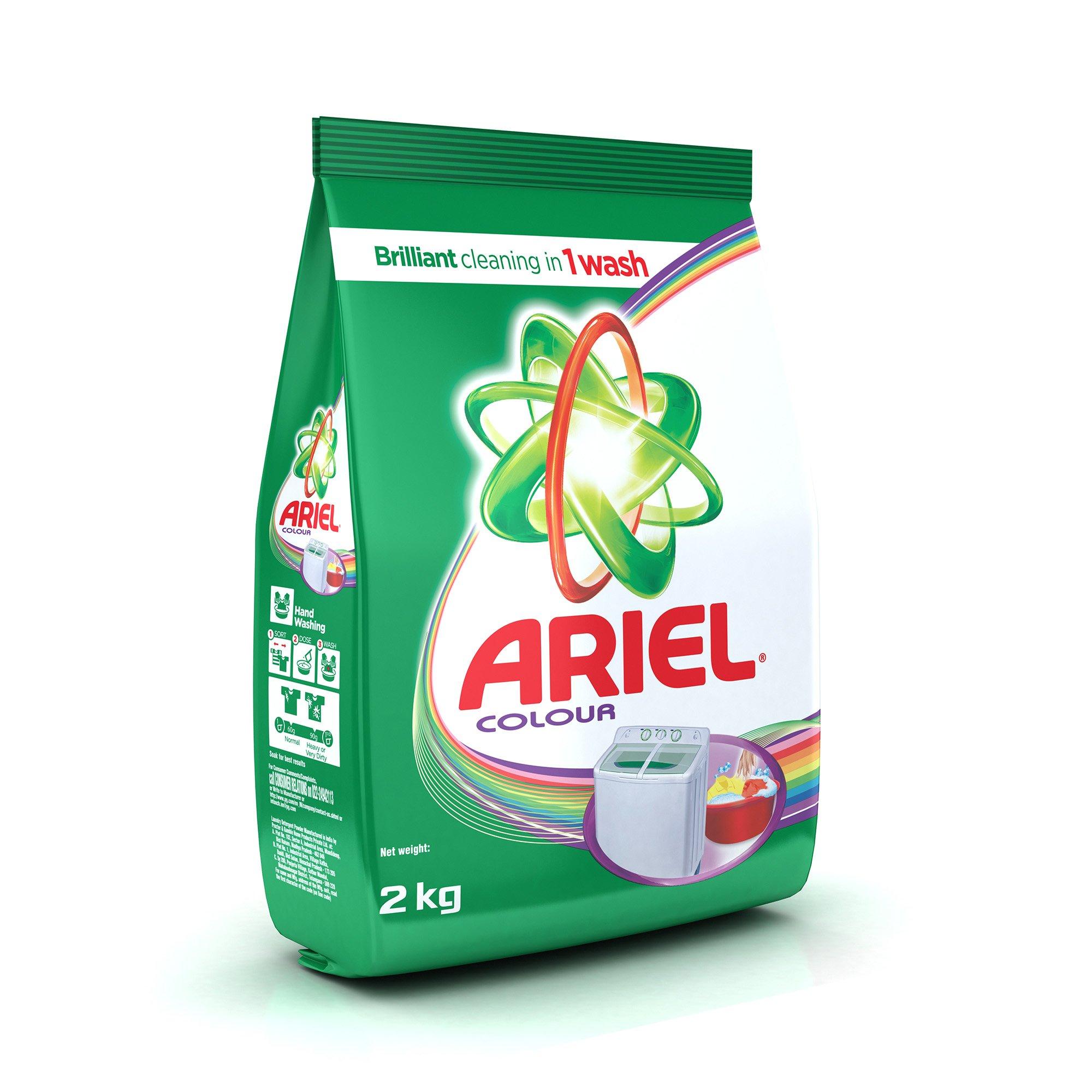 Ariel Ariel Colour Washing Detergent Powder 2 kg Pack