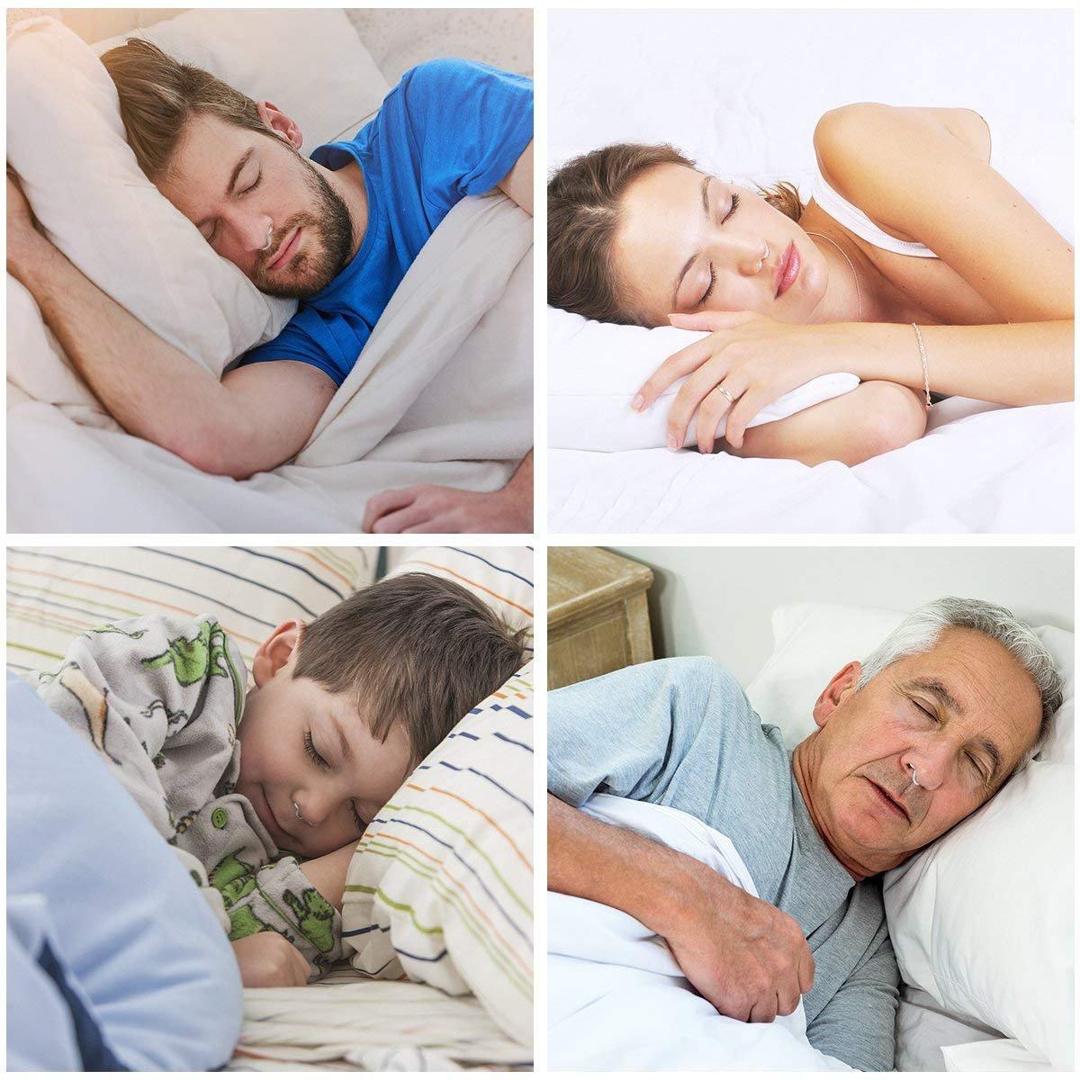 ProQuiet ProQuiet 8 Pairs of Anti Snore Devices For Men & Women Stop Snoring Nose Cones 4 Sizes(S, M, L, XL)