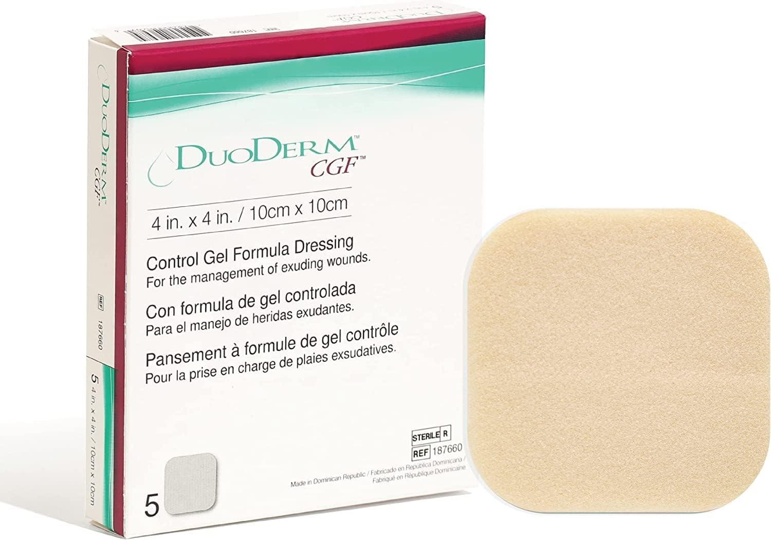 MEDICA MEDICA Duoderm Cgf Sterile Dressing 10 X 10 Cm (Pack Of 5)