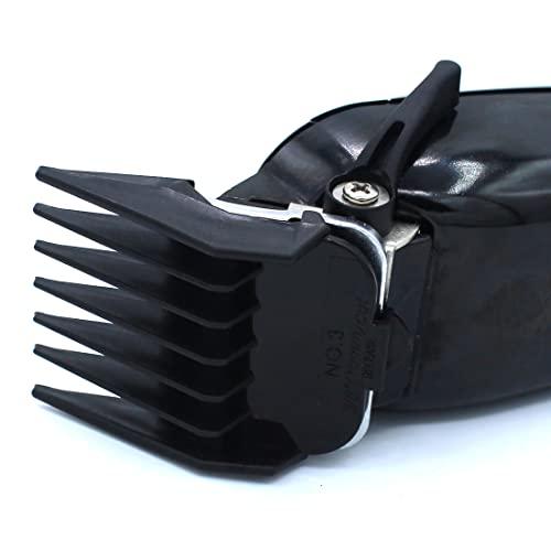 Generic Corded Electric Waterproof Professional Barbar approved Hair Clipper Beard Mustache Trimmer Powerful 9W Shaver Cutter Cleaner Electric Razor for Men Multicolor (6 Month Warranty) 737