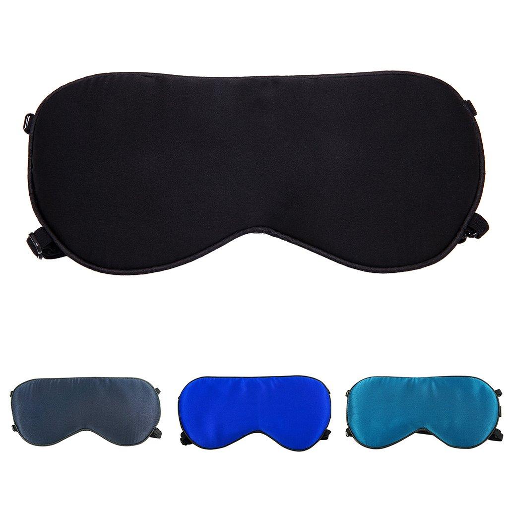 Generic Losa Eye Mask Travel Sleeping Cover Shade Plane Blindfold Eyepatch Black