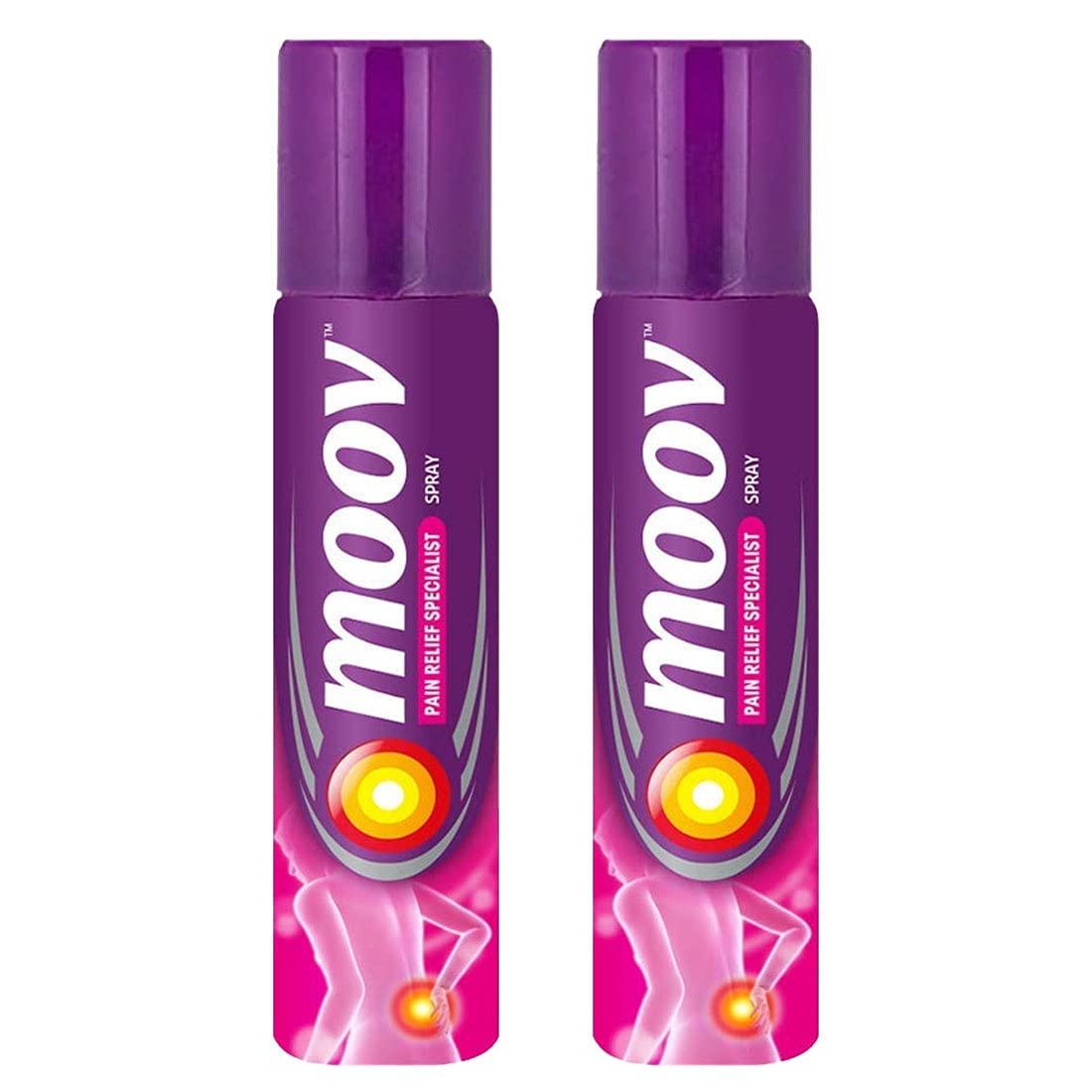 Moov Moov Instant Pain Relief Spray - 50 g, Pack of 2