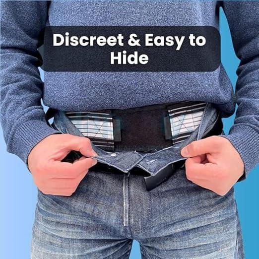 GUDDIES GUDDIES Pain Relief Belt - Flexi Back Belt- Lower Back Support Brace for Men and Women - Pelvic Support Belt - Trochanter Belt Pelvis Lumbar Hip Pain Relief Pelvic Belt(Hip Size 80-120 cm)