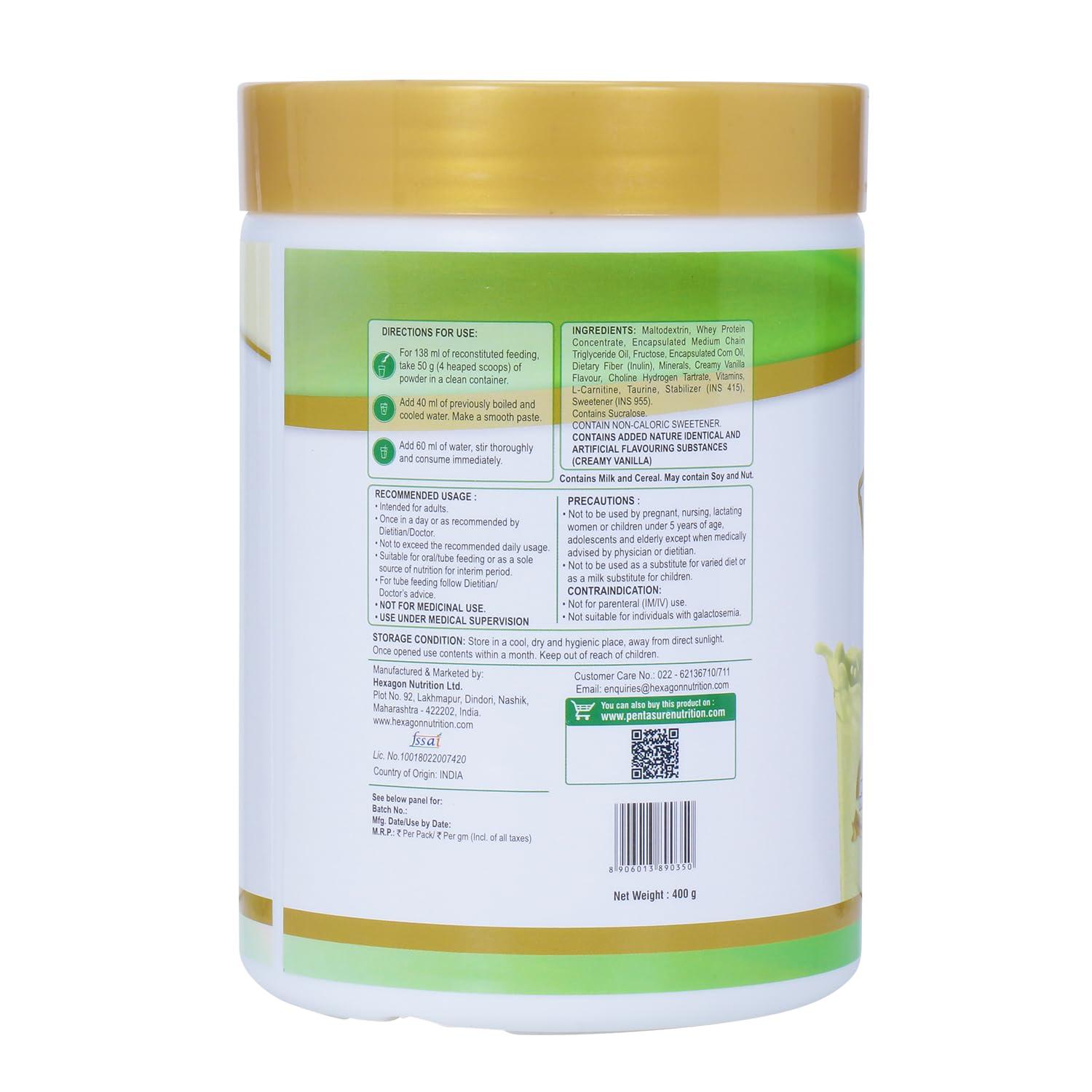 Pentasure PentaSure Hepatic Liver Care Vanilla Flavour 400gm