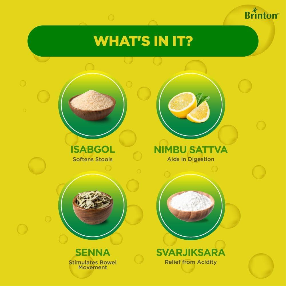 Brinton Brinton Tummy Fresh (Sugar Free) for Healthy Digestive sytem and Relief from constipation, Gas & Acidity 100 gm x Pack of 3