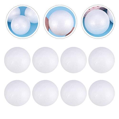 HEALLILY Funny DIY Easter Eggs Blank Bubble Round Balls Ornaments Painting Materials