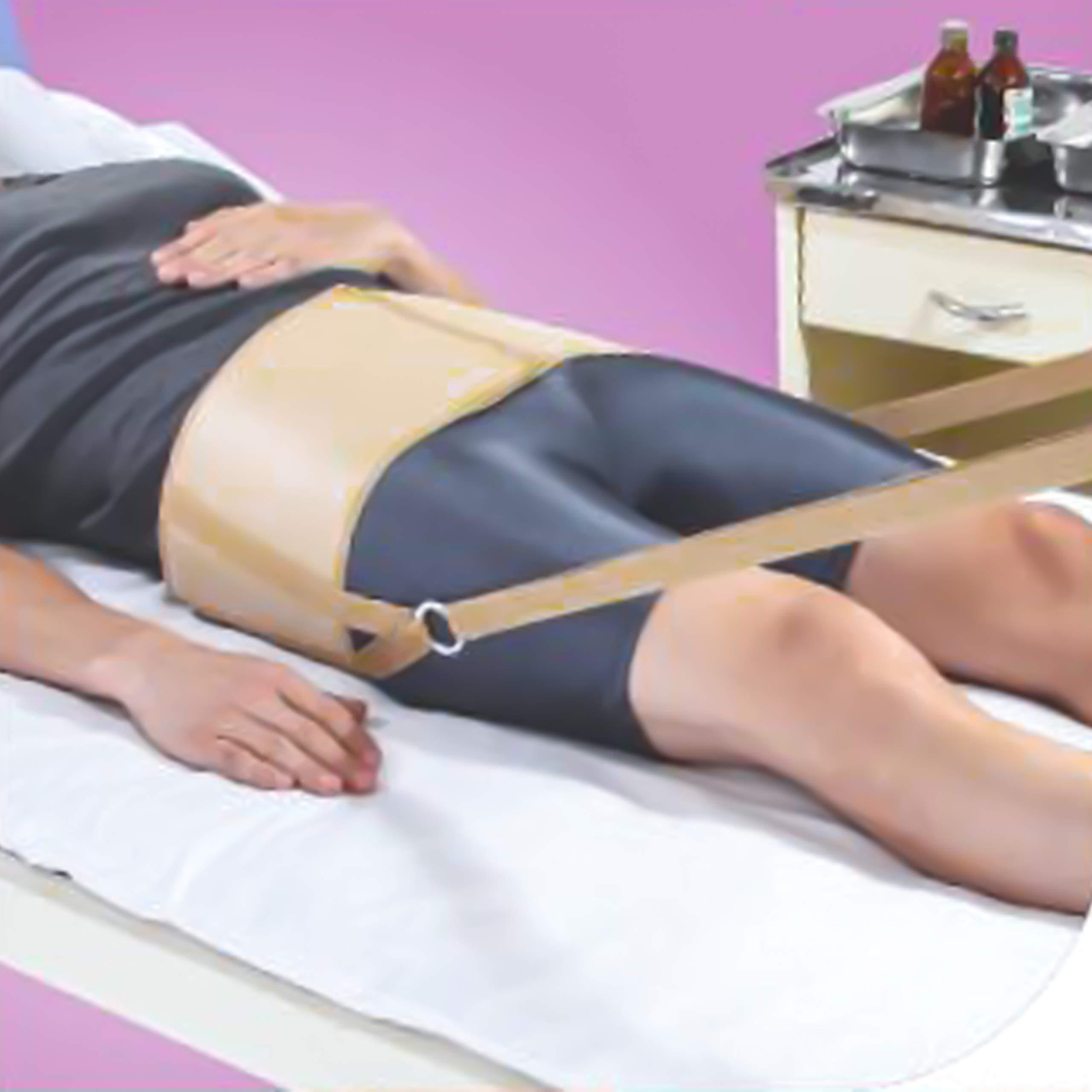 BELTWALA BELTWALA  Pelvic Traction Kit with Weight Bag, align fractures of the spine, to provide traction to the lumbar & pelvic region, Back support (Small)