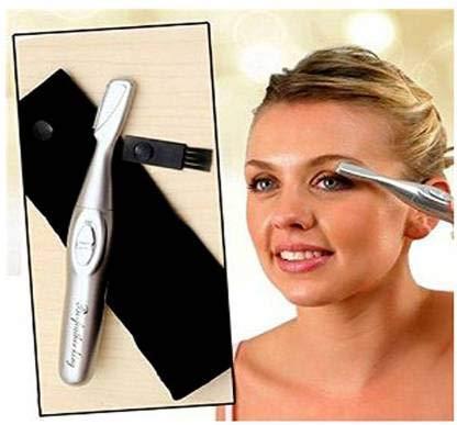 Nawani Nawani Bi-Feather King Eyebrow Hair Remover and Trimmer for Women (Silver)