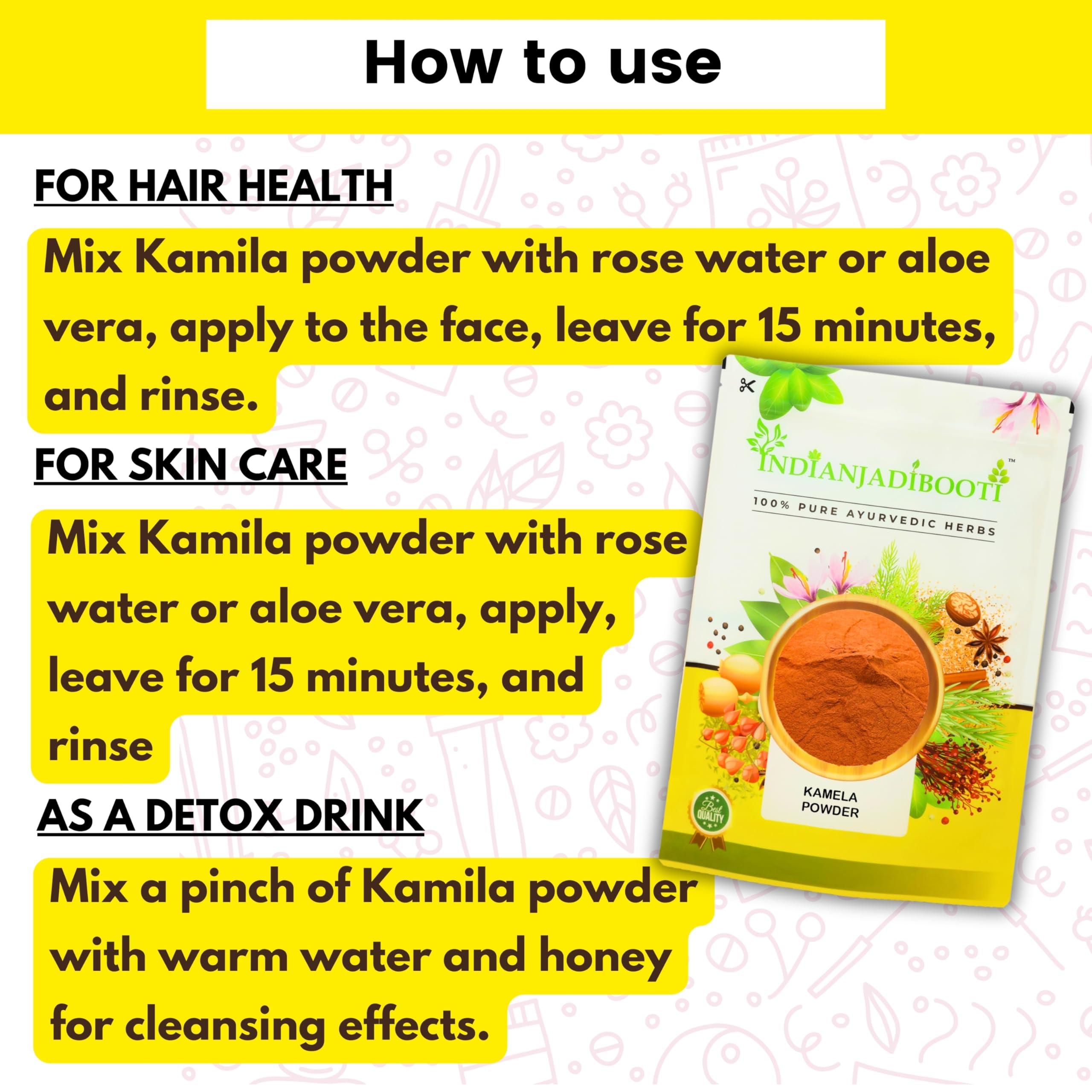 IndianJadiBooti IndianJadiBooti Kamila Powder - Kamela Powder - Camila Powder - Mallotus Philippinensis, 400 Grams