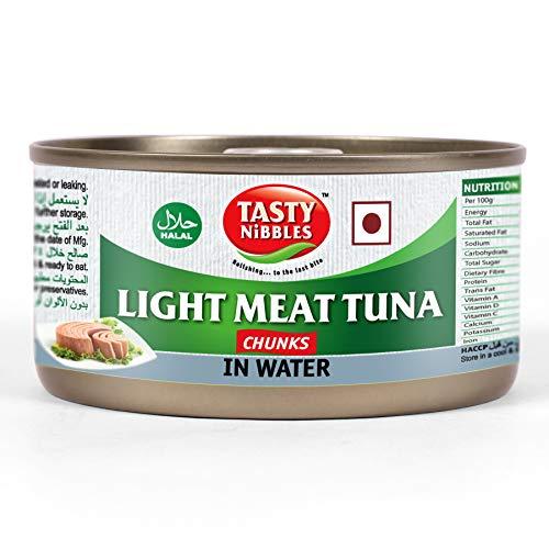 Tasty Nibbles Tasty Nibbles Light Meat Tuna Chunks In Water 185g X 3 (Pack of 3, 555g)