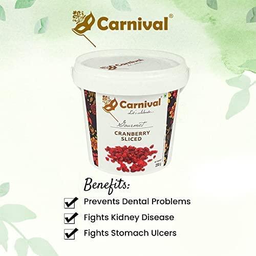 Carnival Carnival Dried Cranberry & Blueberry Combo of 2 (each 250g)| Healthy Snacks | Whole Premium Dried Berries | Dryfruits | Antioxidant Rich