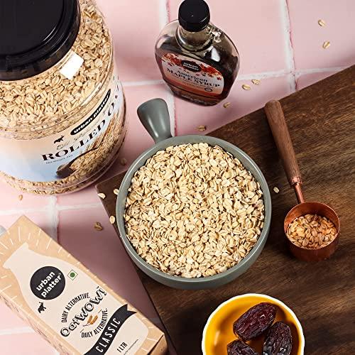 urban platter Urban Platter Rolled Oats, 2Kg (High-Fiber Breakfast Cereal / Use for Baking, Granola and Oatmeals / Rich in Beta Glucans)