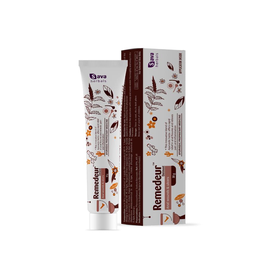 Remedeur Remedeur Ointment for Anal Wounds & Ulcers 30gms with Applicator