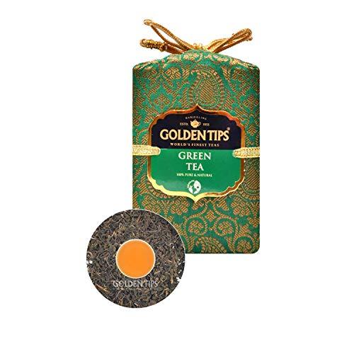 Golden Tips Golden Tips Darjeeling Green Tea Loose Leaves Brocade Bag (200 Gram , 100 cups)
