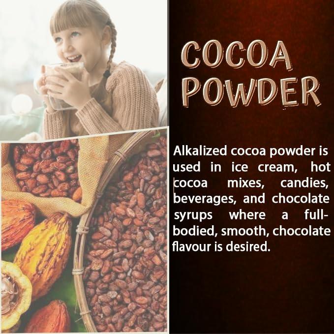 NAKPRO NAKPRO 100% Pure & Natural Unsweetened Plant Based Cocoa Powder, 200g | 22.5g Protein | Ideal for Cake, Baking, Hot Chocolate, Milkshakes & More