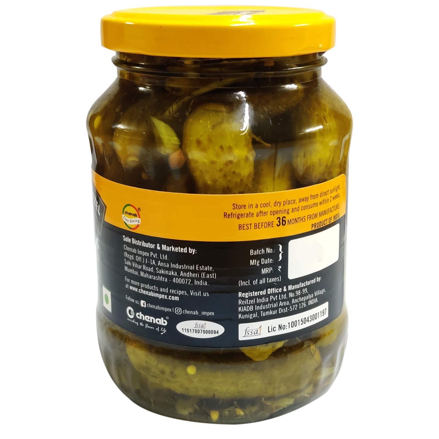 Hugoreitzel Hugo Reitzel Sweet and Sour Gherkins, 350 g | Pack of 2