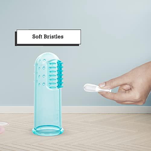 Mee Mee Mee Mee Unique Finger Brush (Blue) for Babies
