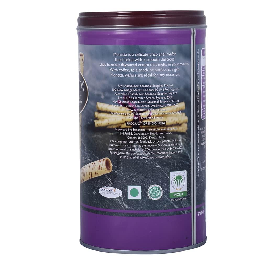 MONETTA Monetta Hazelnut Wafer Sticks 300 gm