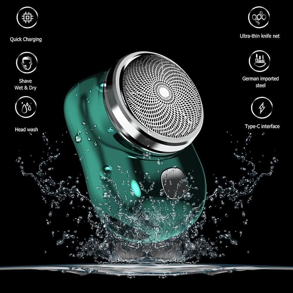 SEAHAVEN SEAHAVEN Mini Electric Shaver Fashion Waterproof Portable Pocket Shaver For Men Rechargeable Mini Beard Shaver Electric Razor