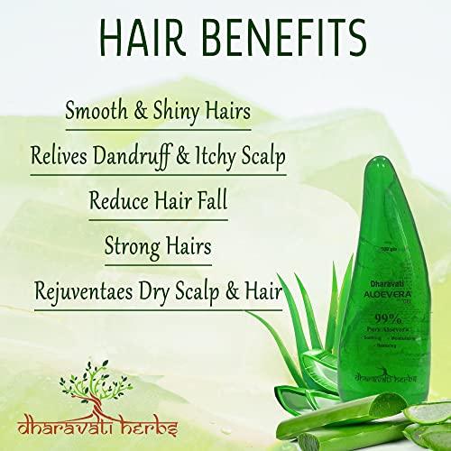 Dharavati Herbs DHARAVATI Combo Pack of Massa Removal Paste & Ayurvedic Aloe Vera Gel | Mole Removal Paste (5ml) | Ayurvedic & Herbal Aloe Vera Gel (100gm) | For Clean and Natural Glowing Skin