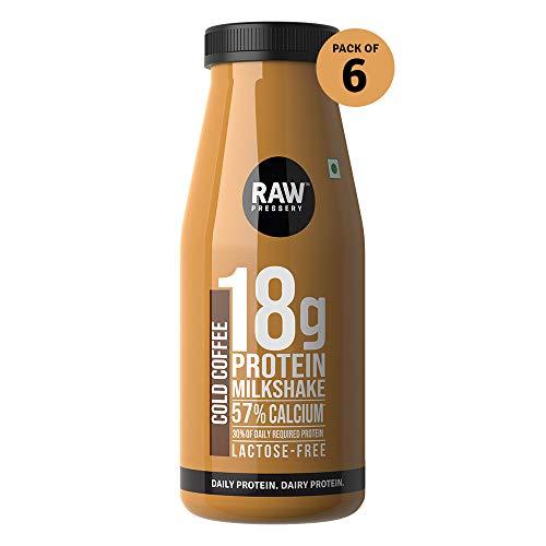 Raw Pressery Raw Pressery Dairy Protein Milkshake Cold Coffee, 200 ml| Pack of 6