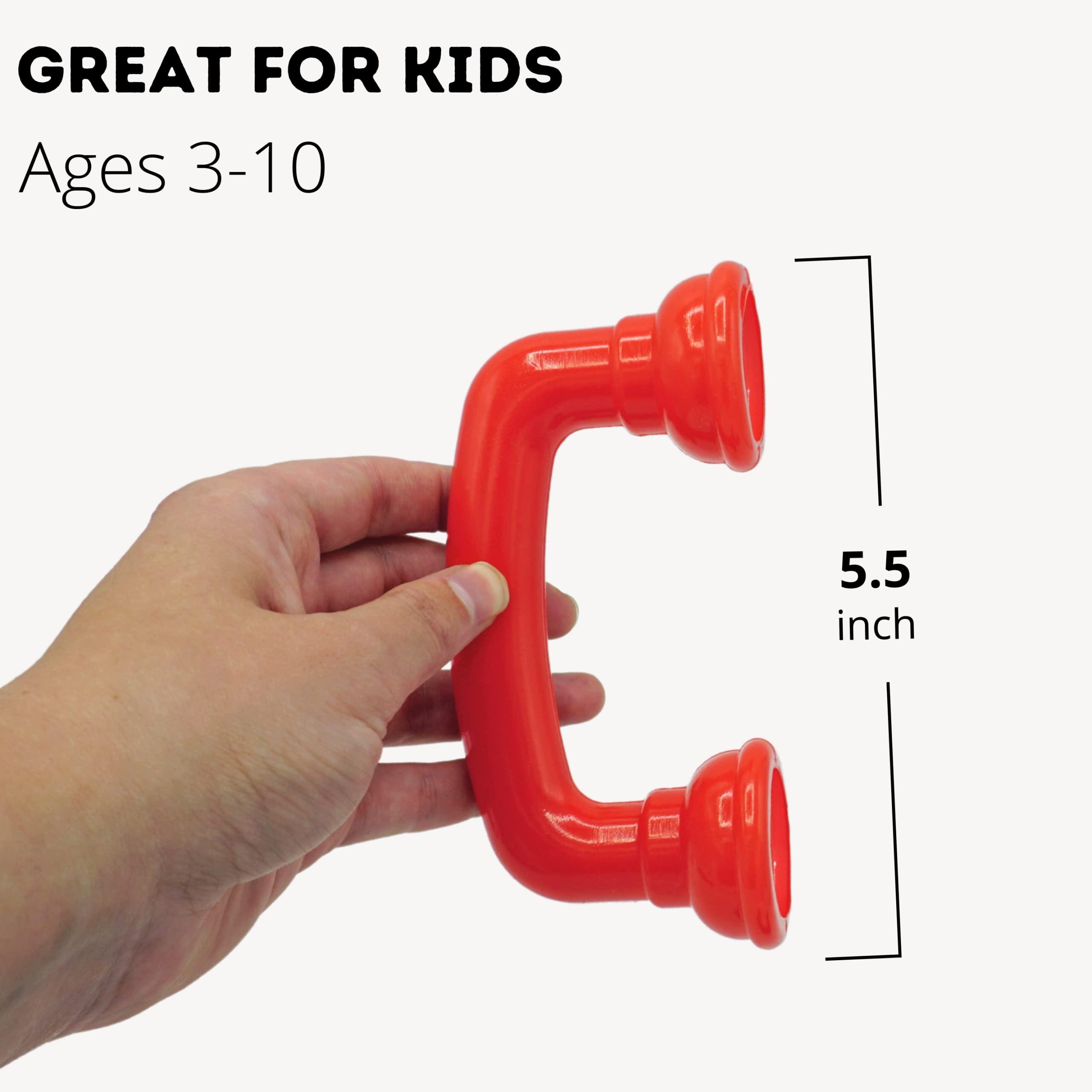 4E\'s Novelty 4E\'s Novelty Whisper Phones for Reading [4 Pack] Auditory Feedback, Hear Myself Sound Phone - Accelerate Reading Fluency, Comprehension & Pronunciation - Speech Therapy Materials Toys