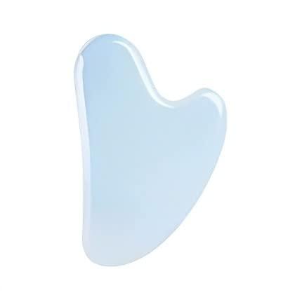 Generic SS Murti Opalite/Opel Gua Sha Board Natural Healing Stone GuaSha Tools for Facial Skincare, Anti-Aging Anti-Wrinkles, Lifting Your Face and Lymphatic Drainage