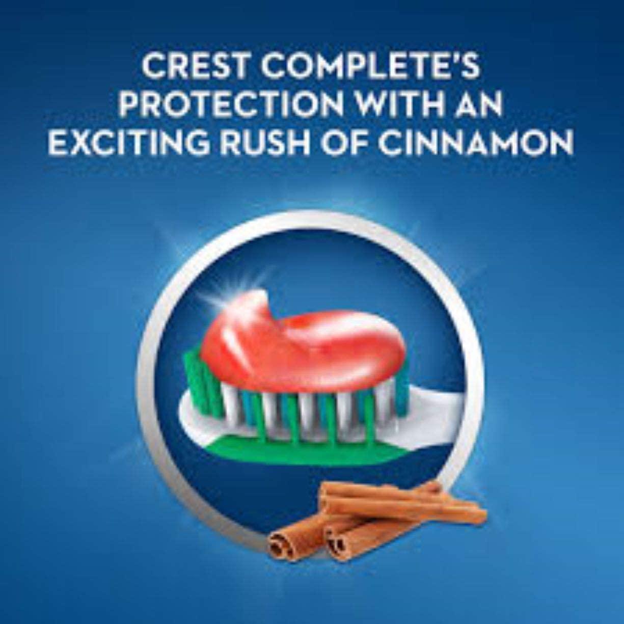 Crest Crest Cinnamon Toothpaste, 6 Ounce, Pack of 2