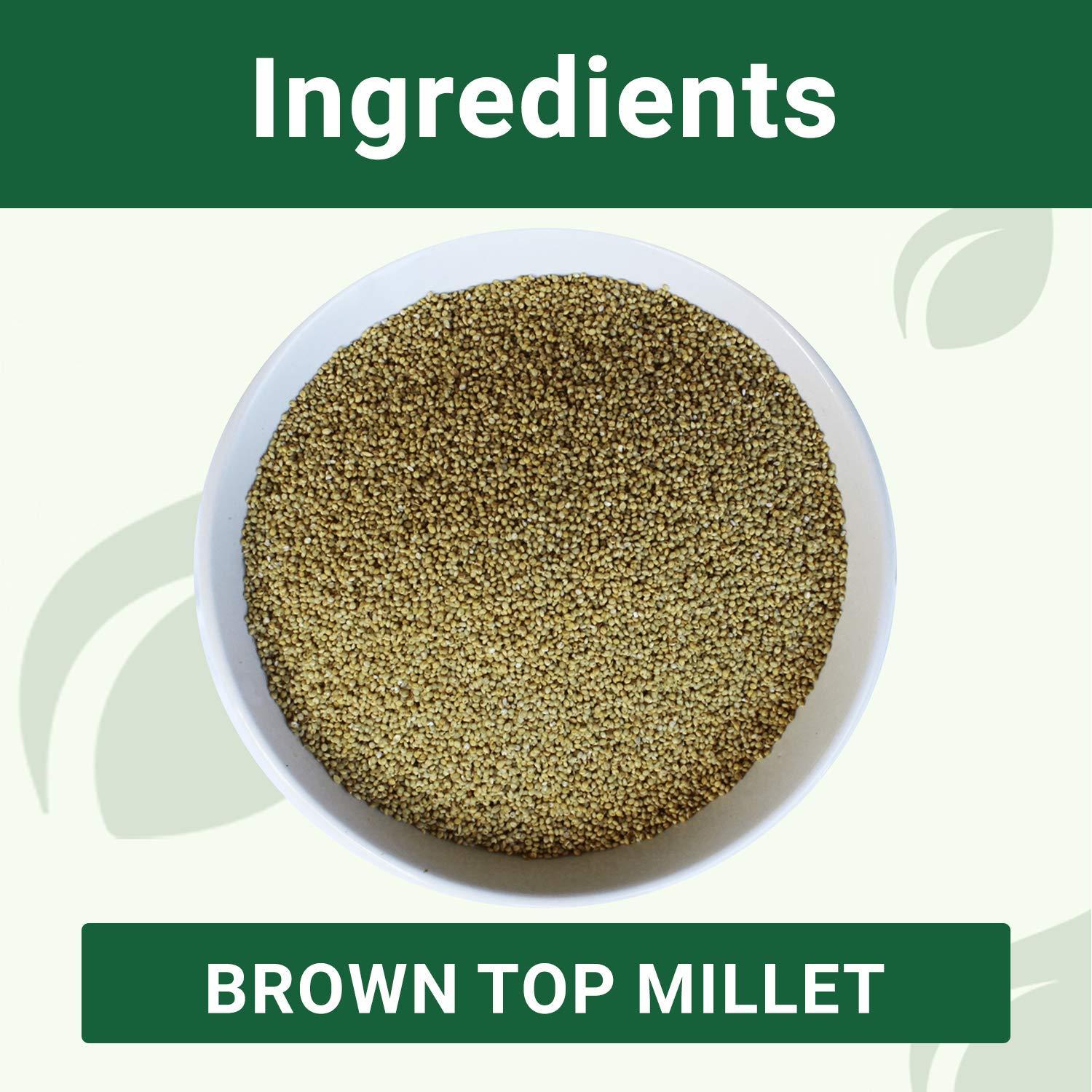 B&B Organics B&B Organics Browntop Millet (1 kg)/Authentic Kula Saamai Arisi/Certified Organic/Fibre&Nutrient Rich Millet