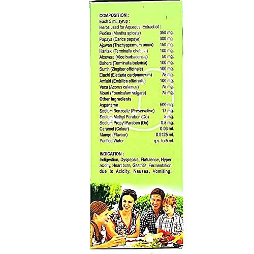 HERBSHD Buy online Ayurvedic Pudina Active Syrup 200ml.