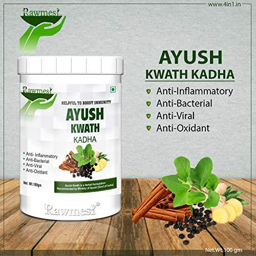 Rawmest Rawmest Ayush Kwath Kadha, 500 gm | 100% Natural Ayurvedic Immunity Enhancer, Immunity Booster, Increase Strength
