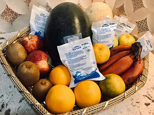 TINSICO TINSICO Ice Bag Water-Injection Ice Pack for Pain Relief and Ice Box (Pack of 2, 200 ML) Reusable Cold Pack for Food Medical Storage and Delivery