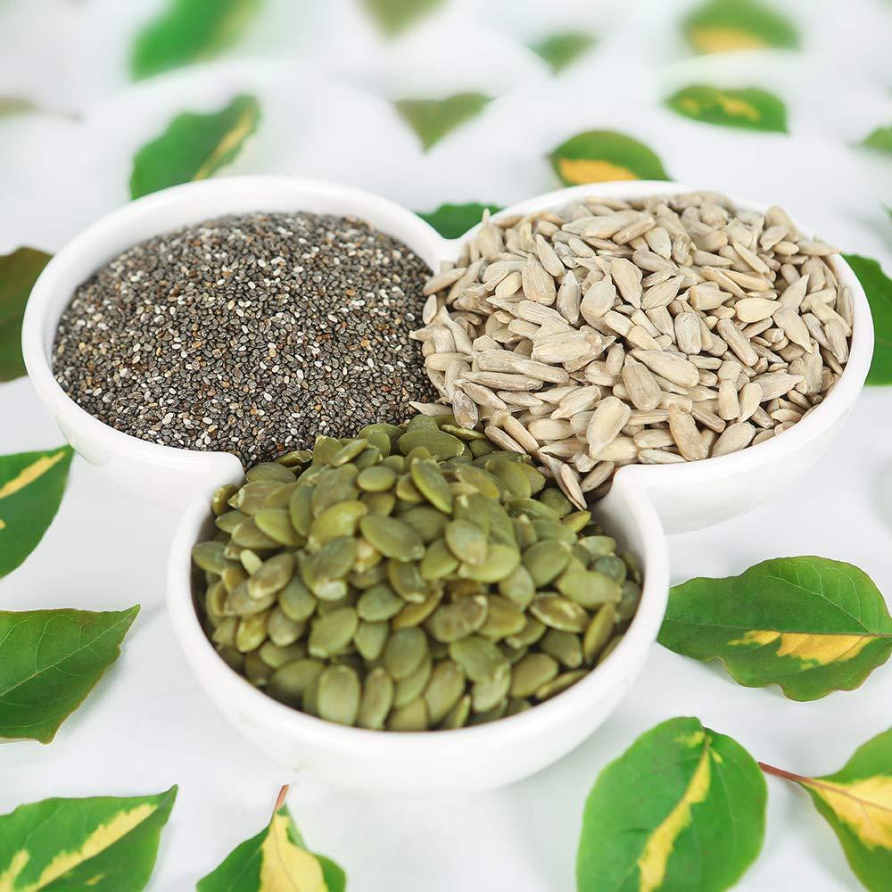 NUTMART NUTMART PREMIUM DAILY NEEDS SEEDS COMBO PACK || 3 KG PACK || SUNFLOWER , PUMPKIN AND CHIA SEEDS || 1 KG EACH || RS 1449