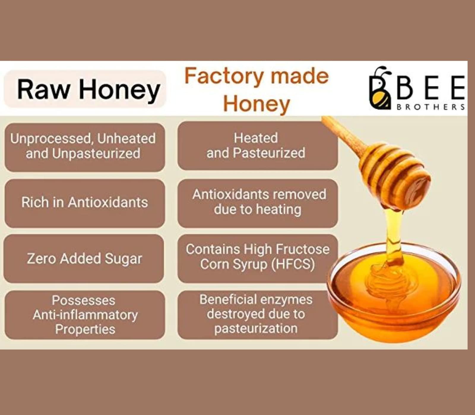 Bee Brothers Wild Honey, Raw Honey