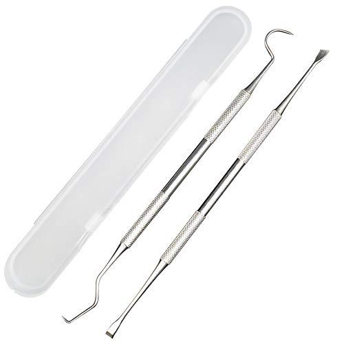 Langsum Professional Dental Tools, Langsum Stainless Steel Teeth Cleaning Tools for Dentist, Personal Using, Pets, Dental Hygiene Kit with Dental Scaler Pick, Tooth Tartar Scraper Remover and Storage Box