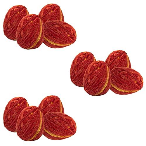 Klassic Klassic Pooja Kalawa Moli Sacred Thread, Shudh Dhaga Moli for Pooja | | 100% Cotton Kalawa Mauli Dhaga Roll for Puja (Pack of 12)