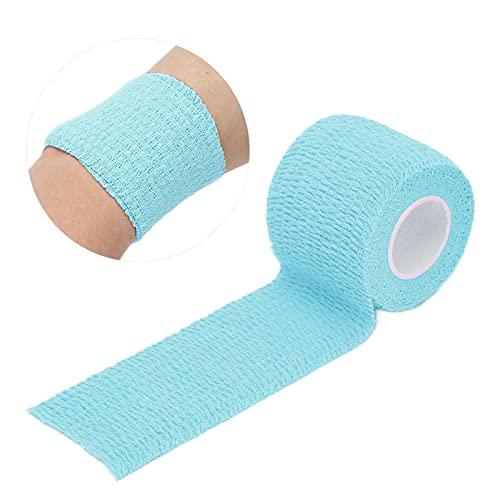 Sojare Elastic Self Adherent Bandage, Reduce Swelling Thin Adhesive Wrap Tape for Wrist for Ankle(blue)