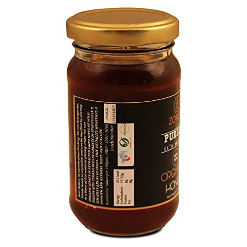 ZOROY THE FINESSE ZOROY THE FINESSE 100% Pure Honey | Organic Honey cultivated from Himalyas | Wild forest Honey | Best Honey for Family | Natural Honey | No Sugar adulteration | 250 Grams