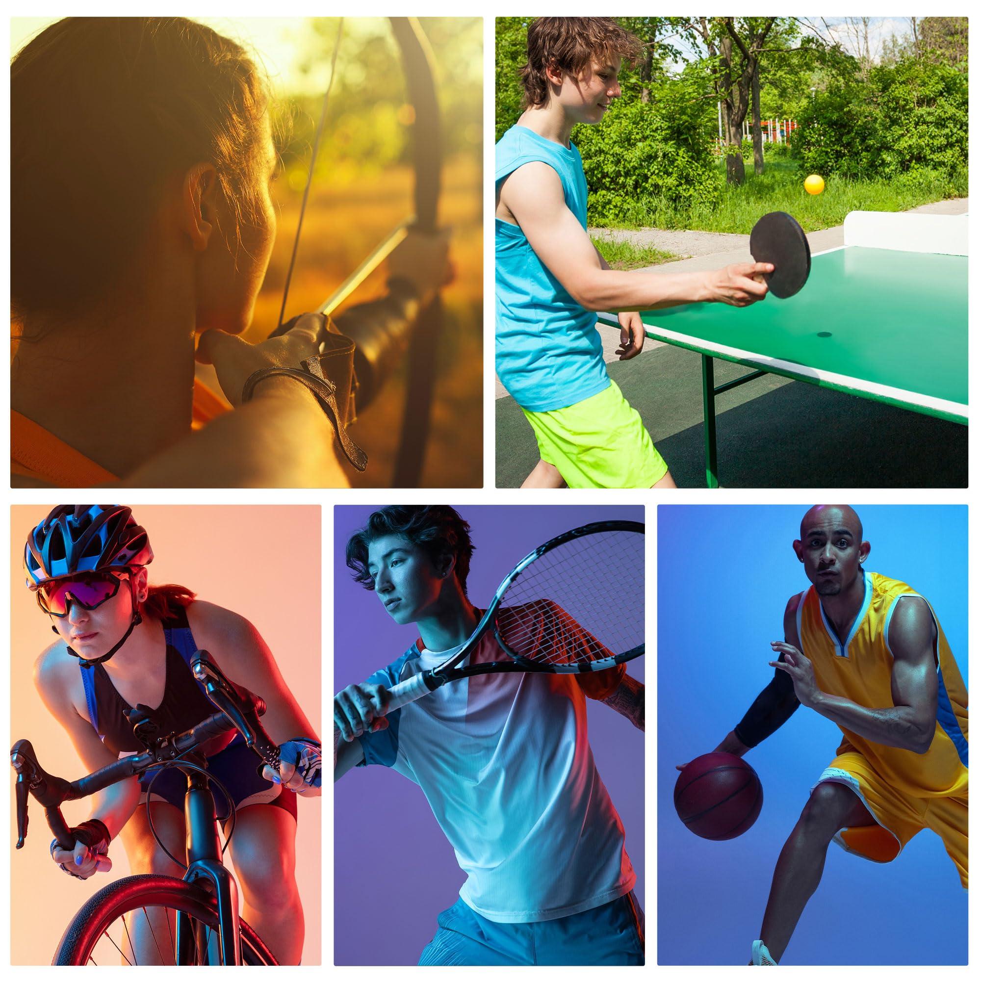 uxcell Generic Volleyball Elastic Breathable Thumb Support Protector Finger Sleeve 10 Pcs Gray