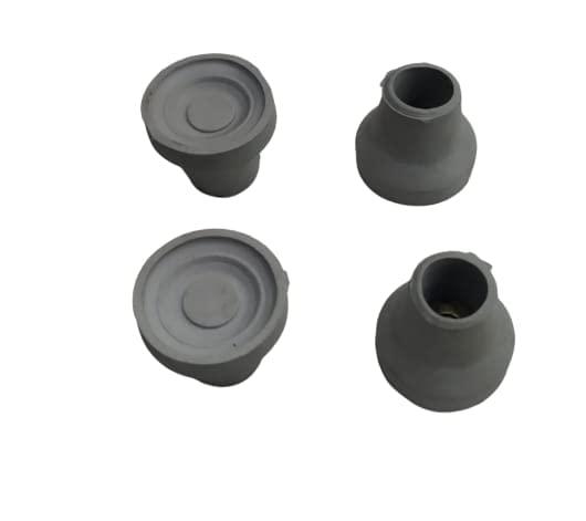 Nisco care Nisco Care Walking Stick Bush (2 Piece) - Grey - PVC Material - 3cm Width x 30in Height - Set of 2