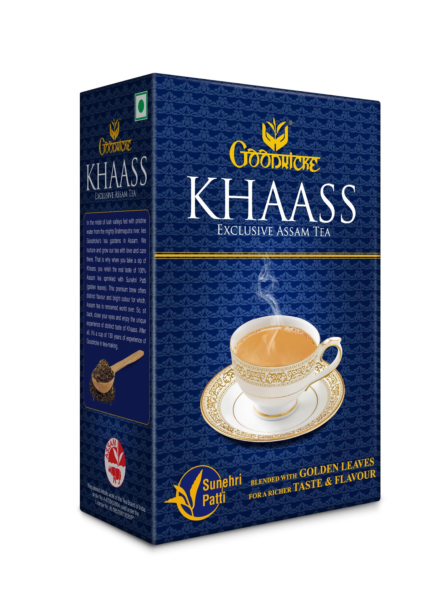 GOODRICKE GOODRICKE Khaass Assam, Loose Leaves Ctc Tea - 250 Gm | Richer Taste & Flavour | Iresistible Aroma